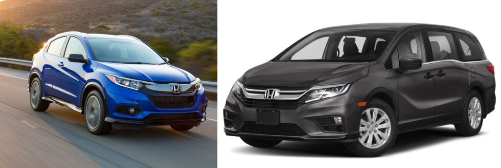 Honda Odyssey Minivan vs. Honda HR-V SUV