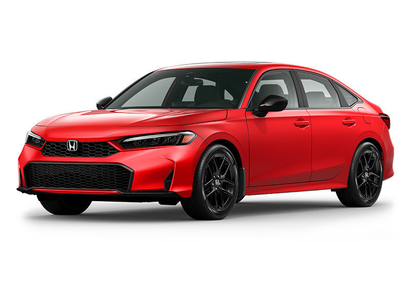 Red 2026 Civic Sport Hybrid